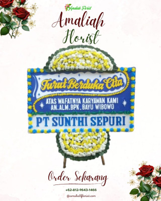 Papan Bunga Duka di Karang Asam Ulu