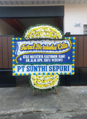 Papan Bunga Duka di Karang Asam Ulu