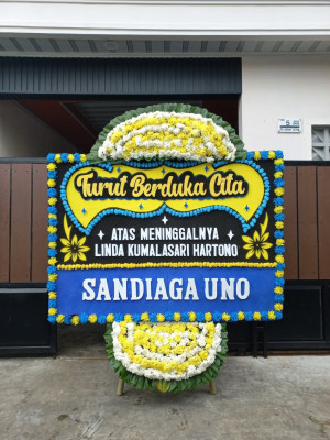 Papan Bunga Duka di Karang Asam Ulu